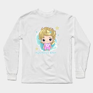 Aquarius Baby 4 Long Sleeve T-Shirt